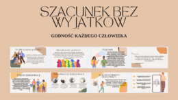 Edukacja Zdrowotna, Godzina wychowawcza- PREZENTACJA- SZACUNEK BEZ WYJĄTKÓW-GODNOŚĆ KAŻDEGO CZŁOWIEKA– kl 8- 15 SLAJDÓW PDF