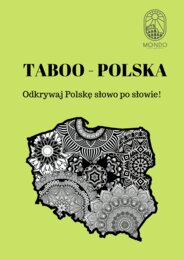 TABOO O POLSCE – Odkrywaj Polskę słowo po słowie!