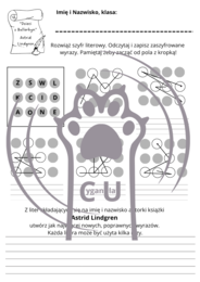 Karty pracy z odpowiedziami do lektury Astrid Lindgren "Dzieci z Bullerbyn"