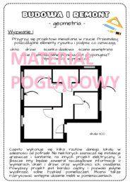 Projekt edukacyjny – klasa 6, 7, 8. Innowacja pedagogiczna. Obliczenia praktyczne. Budowa i remont. Geometria