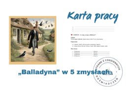 KARTA PRACY – „Balladyna” w 5 zmysłach