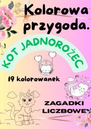 Kolorowanki Kot Jednorożec