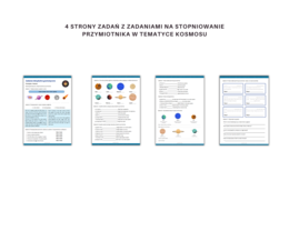 Leksykalno-gramatyczne karty pracy – Kosmos – Planety – Stopniowanie przymiotnika – Język angielski klasa 5–6 – PDF do druku – comparatives & superlatives – ESL A1+ Space CLIL