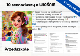 Scenariusze zajęć - Wiosna - zajęcia otwarte dla rodziców