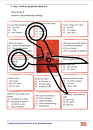 Walentynki klasa 6-8 - gotowa lekcja