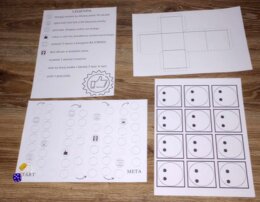 Gra planszowa "Emotki" z dodatkami