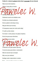 Podkreśl PODMIOT i ORZECZENIE w zdaniach - karta pracy