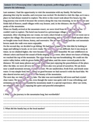 CZYTANIE ZE ZROZUMIENIEM – E8 – Zbiór zadań do egzaminu ósmoklasisty z języka angielskiego. Poziom A2/A2+ – uzupełnienie luk w tekstach, prawda/fałsz, uporządkowywanie zdarzeń, zrozumienie kontekstu zdania