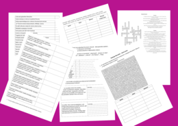 RODZAJE I GATUNKI LITERACKIE - karty pracy - kl.7-8 - egzamin - powtórka +ODPOWIEDZI