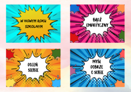 Motywacja na nowy rok szkolny -materiały na gazetkę.