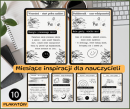 Miesiące Inspiracji dla Nauczycieli- zestaw plakatów