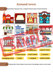 Stars and Heroes 2 Unit 3 Around town - karty pracy