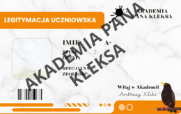 Legitymacja Akademia Pana Kleksa