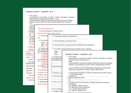 KAMIENIE NA SZANIEC – egzamin – lektury – sprawdzian – kartkówka- 2 grupy + odpowiedzi