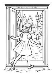 „Wejście przez szafę”- karta pracy nr 1 do lektury ,,Opowieści z Narnii. Lew, czarownica i stara szafa".