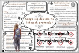 Sketchnotka/notatka/streszczenie/wklejka/ściąga dla ucznia i przypomnienie dla nauczyciela/edukacja domowa. Temat „Czego się dowiem na lekcjach przyrody?” w pdf. Przyroda 4 dział „Badam i poznaję przyrodę”. Wykonana na podstawie podręcznika z wydawnictwa