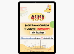 E-book "499 podstawowych słów w języku niemieckim"