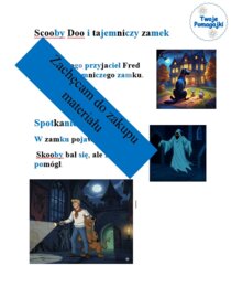 Nauka czytania sylabami - opowiadanie Scooby Doo i tajemniczy zamek👻
