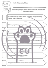 Karty Pracy z odpowiedziami do lektury „Cukierku, ty łobuzie!” Waldemara Cichonia