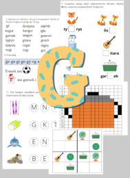 LITERA G - Ćwiczenia dla zerówki