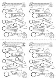 Zimowe odliczanie z zadaniami - klasa 1 szkoła podstawowa