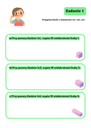 Wielokrotności liczb - Międzynarodowy Dzień Klocków