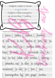 Spółgłoski miękkie - klasa 2