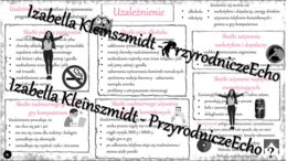 Sketchnotka „Uzależnienia są groźne” w power point do edycji, PRZYRODA do klasy 4 – dział V „Odkrywamy tajemnice zdrowia człowieka”