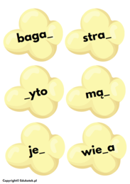 Kinowa ortografia - zabawa ortograficzna