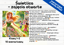 Świetlica - zajęcia otwarte - Klasy 1-2 - 10 scenariuszy