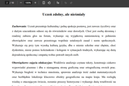 Ocena opisowa klasa II! Wzór, banki zwrotów, listy dla dzieci.