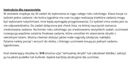School Year Challenge- zadania motywacyjne dla 4,5 klasy