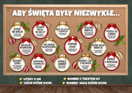 ABY ŚWIĘTA BYŁY NIEZWYKŁE - gazetka edukacyjna, świąteczna, Boże Narodzenie