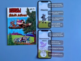 "Kajko i Kokosz" - zdanie a równoważnik zdania - uzupełnianka