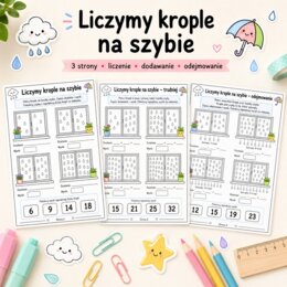 Liczymy krople na szybie