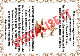 Gazetka PRAWA DZIECKA MIĘDZYNARODOWY DZIEŃ PRAW DZIECKA 20 listopada