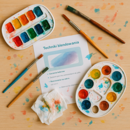 Malowanie deszczu na folii okiennej