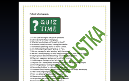 Gerund vs Infinitive - aż 50 zdań z kluczem- powtórka dla ósmoklasistów/ maturzystów