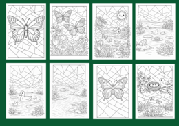 Kolorowanki WIOSNA – zestaw 37 stron do kolorowania