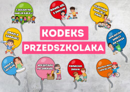 🎈KODEKS PRZEDSZKOLAKA 🎈