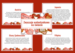 ZWYCZAJE WALENTYNKOWE - WALENTYNKI – gazetka – biblioteka – świetlica – 17 stron – wersja 3