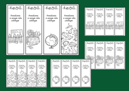 POWRÓT DO SZKOŁY – szkoła – zakładki do książek – zakładka – wersja 3