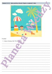 RODZAJNIKI (A, AN, THE) the articles E8 – Zbiór zadań do egzaminu ósmoklasisty z języka angielskiego. Poziom A2/A2+ – 10 STRON ZADAŃ, różnice w stosowaniu a, an i the w zadaniach, ćwiczenia użycia w sytuacjach codziennych, wypełnianie luk w tekście, twor