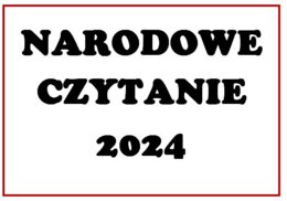 Narodowe czytanie - gazetka