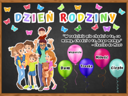 DZIEŃ RODZINY - zestaw materiałów na gazetkę - grafika XL