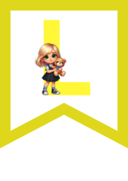 Dzień przedszkolaka girlandy i napisy