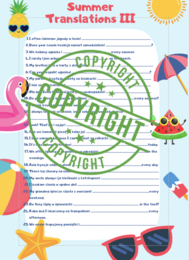 🏖75 Wakacyjnych Transformacji z Odpowiedziami – Angielski kl. 5–6 w wakacyjno-letnim wydaniu z kolorowymi grafikami i czarno-białą wersją do druku ☀️📄