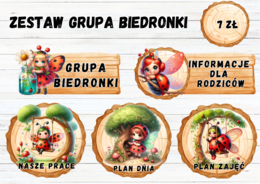 ZESTAW GRUPOWY GRUPA "BIEDRONKI" 2