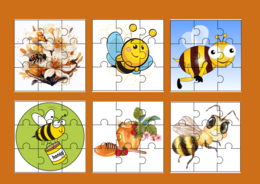 DZIEŃ PSZCZÓŁ – PUZZLE – 18 obrazków - Dzień Pszczoły