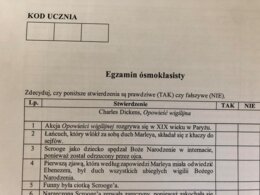 Powtórka z lektur - test wyboru (Tak/Nie)